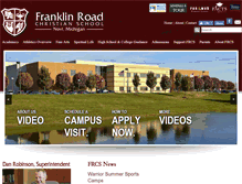 Tablet Screenshot of franklinroadchristianschool.org
